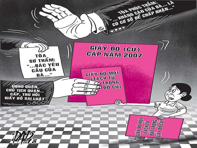 UBND quận thua kiện vì thu sai giấy đỏ